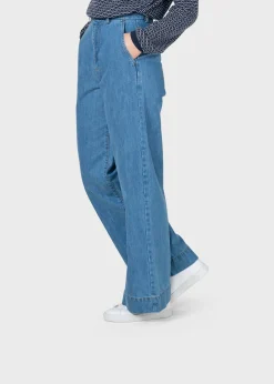Klitmoller Collective Hosen-Lydia denim pant - Light blue stonewash Lightbluestonewash