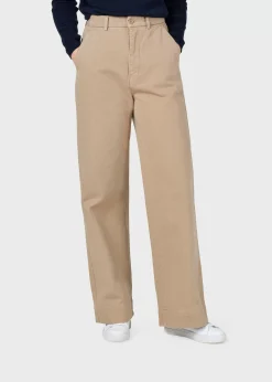 Klitmoller Collective Hosen-Lydia denim pant - Sand Lightbluestonewash