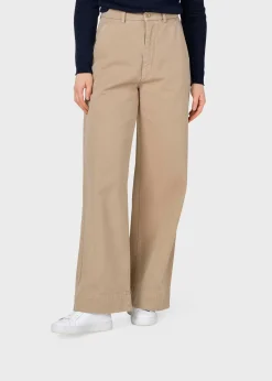 Klitmoller Collective Hosen-Lydia denim pant - Sand Lightbluestonewash