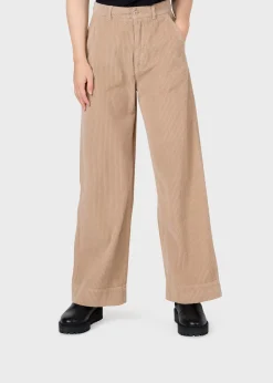 Klitmoller Collective Hosen-Lydia jumbo corduroy pant - Sand