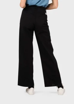 Klitmoller Collective Hosen-Lydia pant - Black Lightbluestonewash