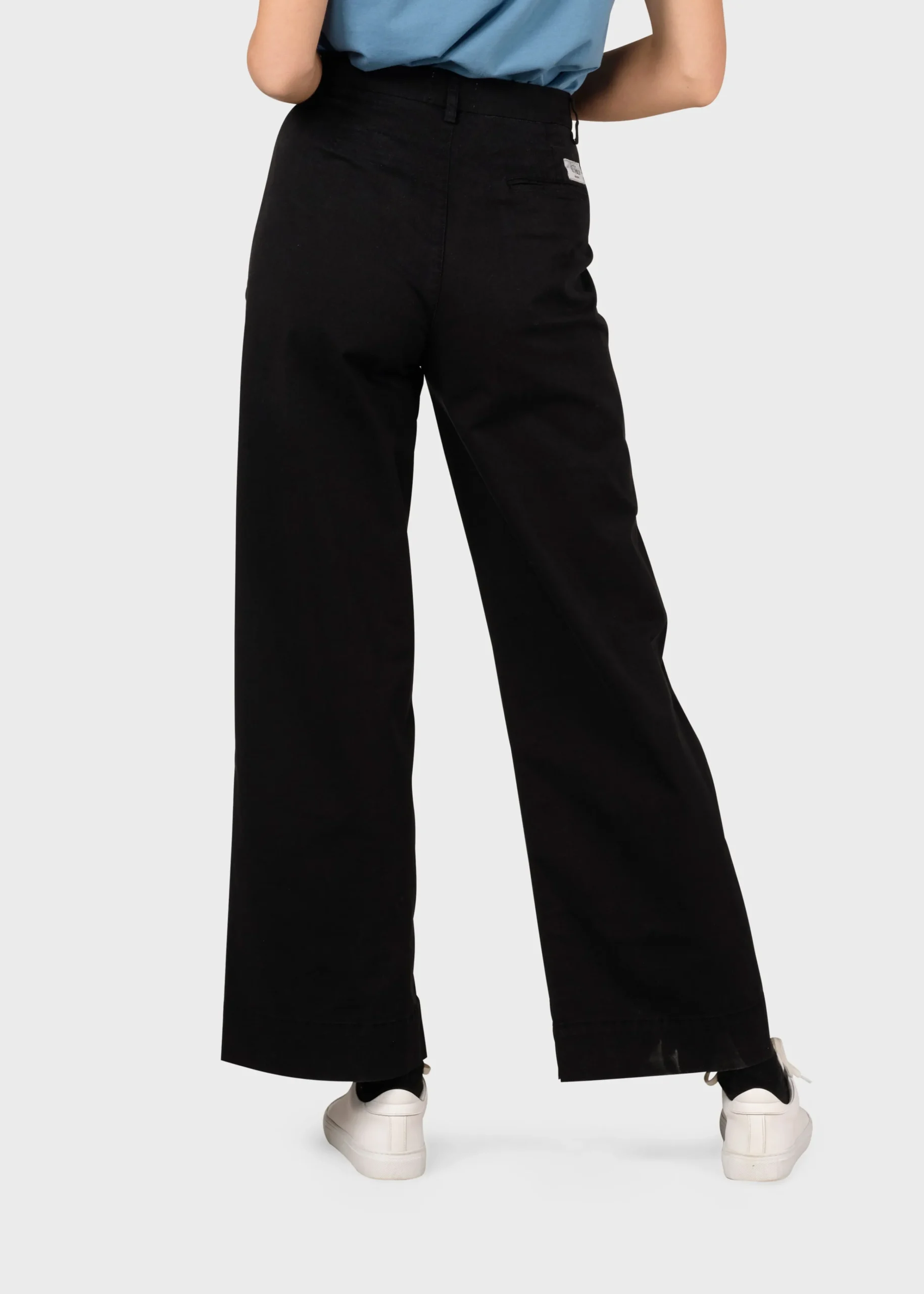 Klitmoller Collective Hosen-Lydia pant - Black Lightbluestonewash