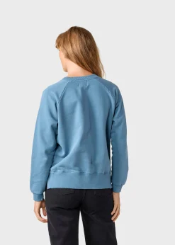 Klitmoller Collective Sweatshirts-Maja logo crew - Sky blue Skyblue