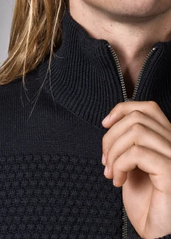 Klitmoller Collective Strick-Marinus knit cardigan - Black