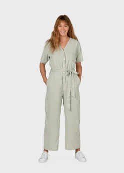 Klitmoller Collective Jumpsuits-Marna jumpsuit - Sage MossGreen