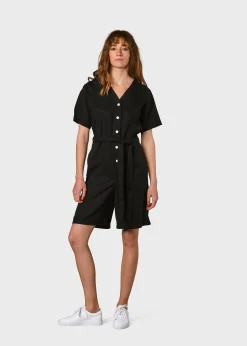 Klitmoller Collective Jumpsuits-Marna short jumpsuit - Black