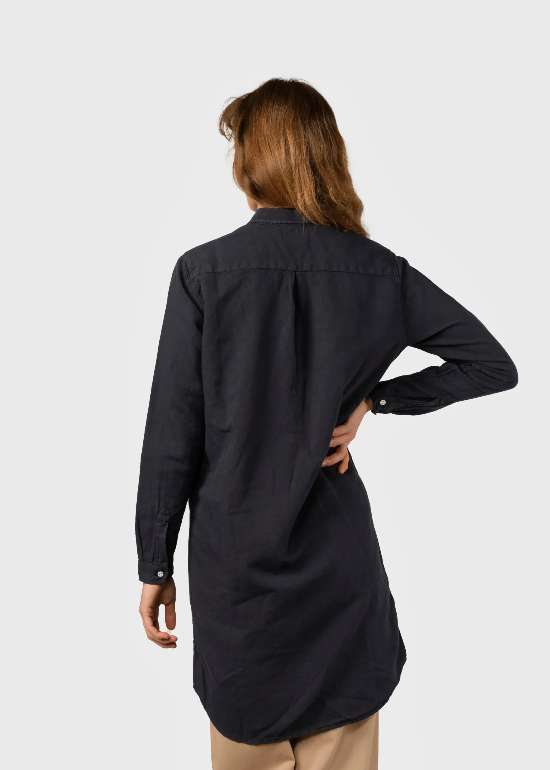 Klitmoller Collective Hemden-Mathilde linen shirt - Navy White