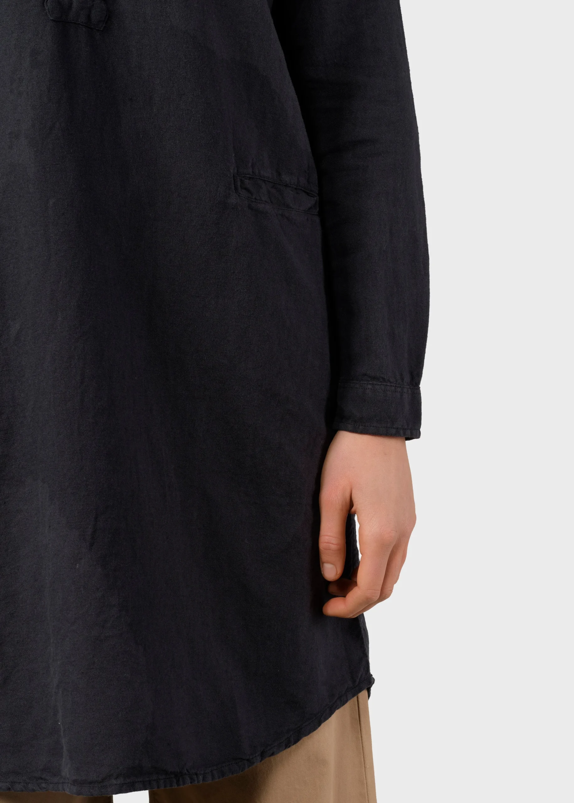 Klitmoller Collective Hemden-Mathilde linen shirt - Navy White
