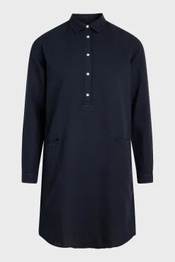 Klitmoller Collective Hemden-Mathilde linen shirt - Navy White