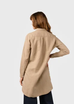 Klitmoller Collective Hemden-Mathilde linen shirt - Sand White