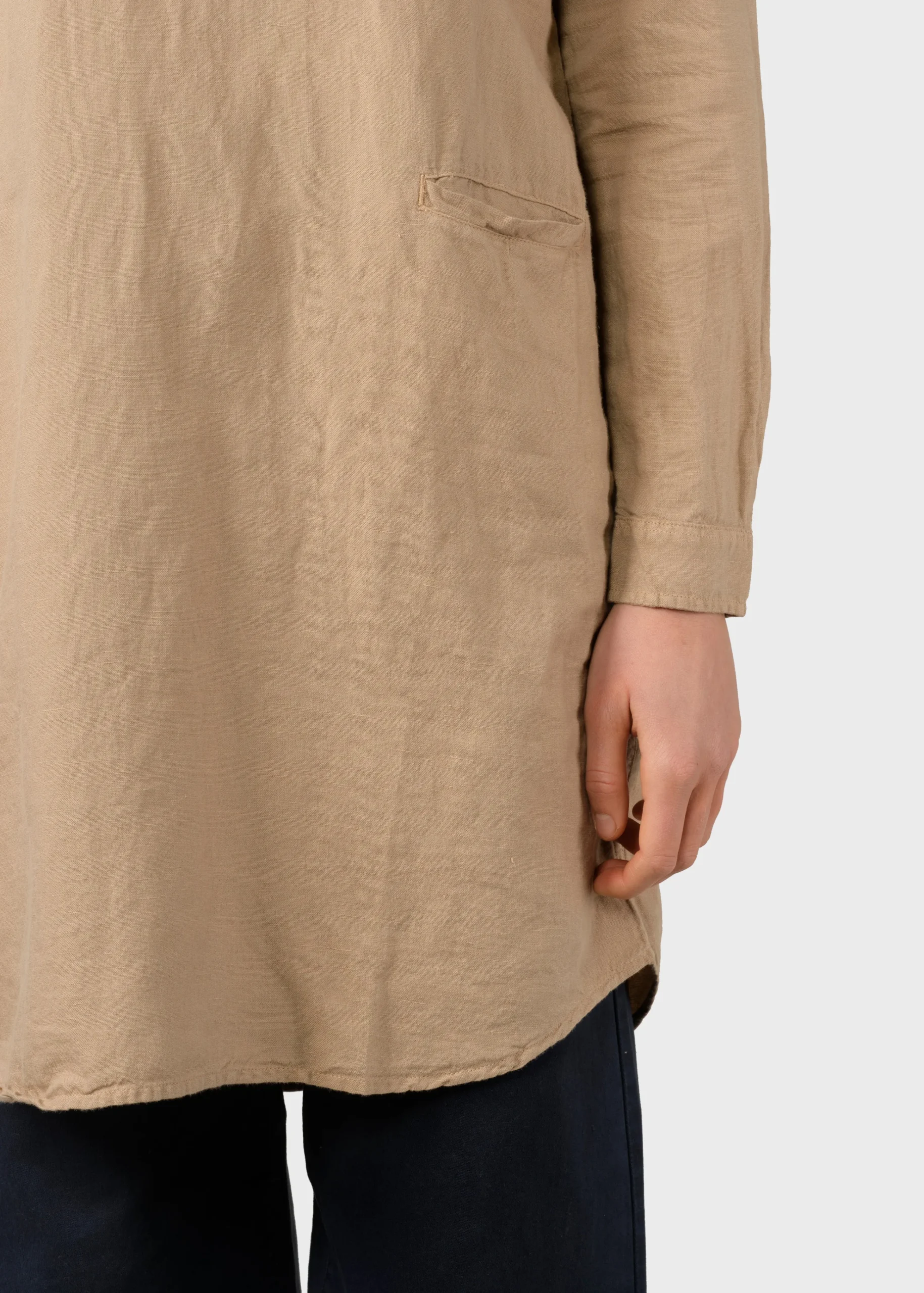 Klitmoller Collective Hemden-Mathilde linen shirt - Sand White