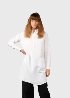 Klitmoller Collective Hemden-Mathilde linen shirt - White