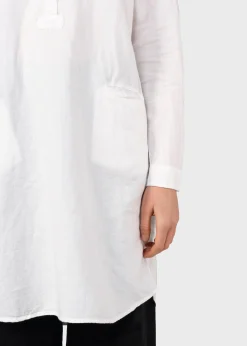 Klitmoller Collective Hemden-Mathilde linen shirt - White