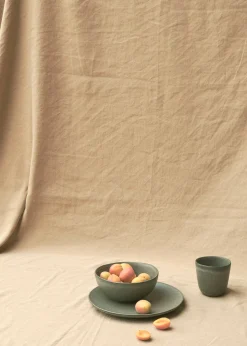 Klitmoller Collective Keramik-Medium bowl 16 cm - Turqouise Concrete