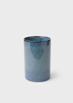 Klitmoller Collective Keramik-Medium flower vase - Light blue Concrete