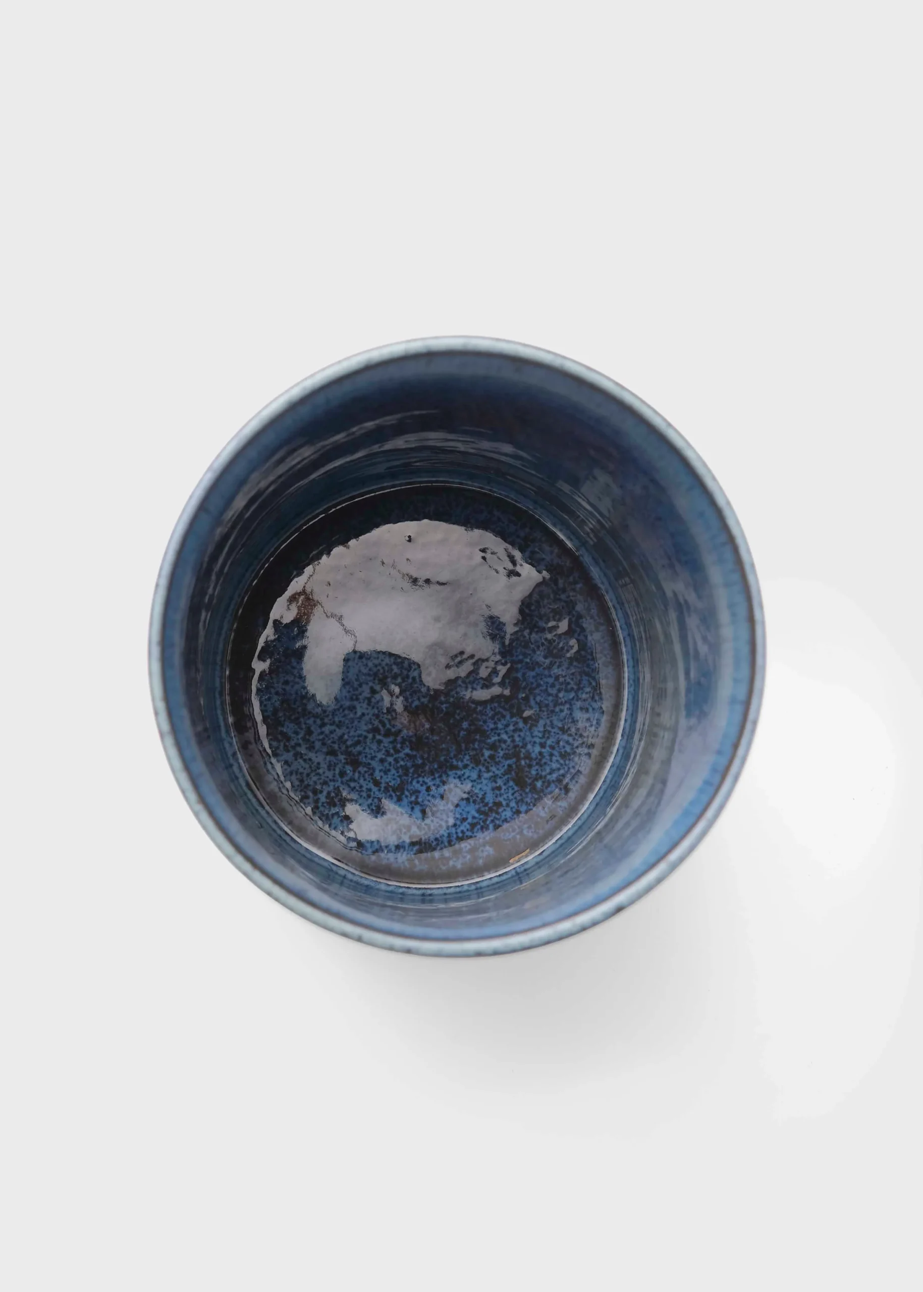 Klitmoller Collective Keramik-Medium flower vase - Light blue Concrete