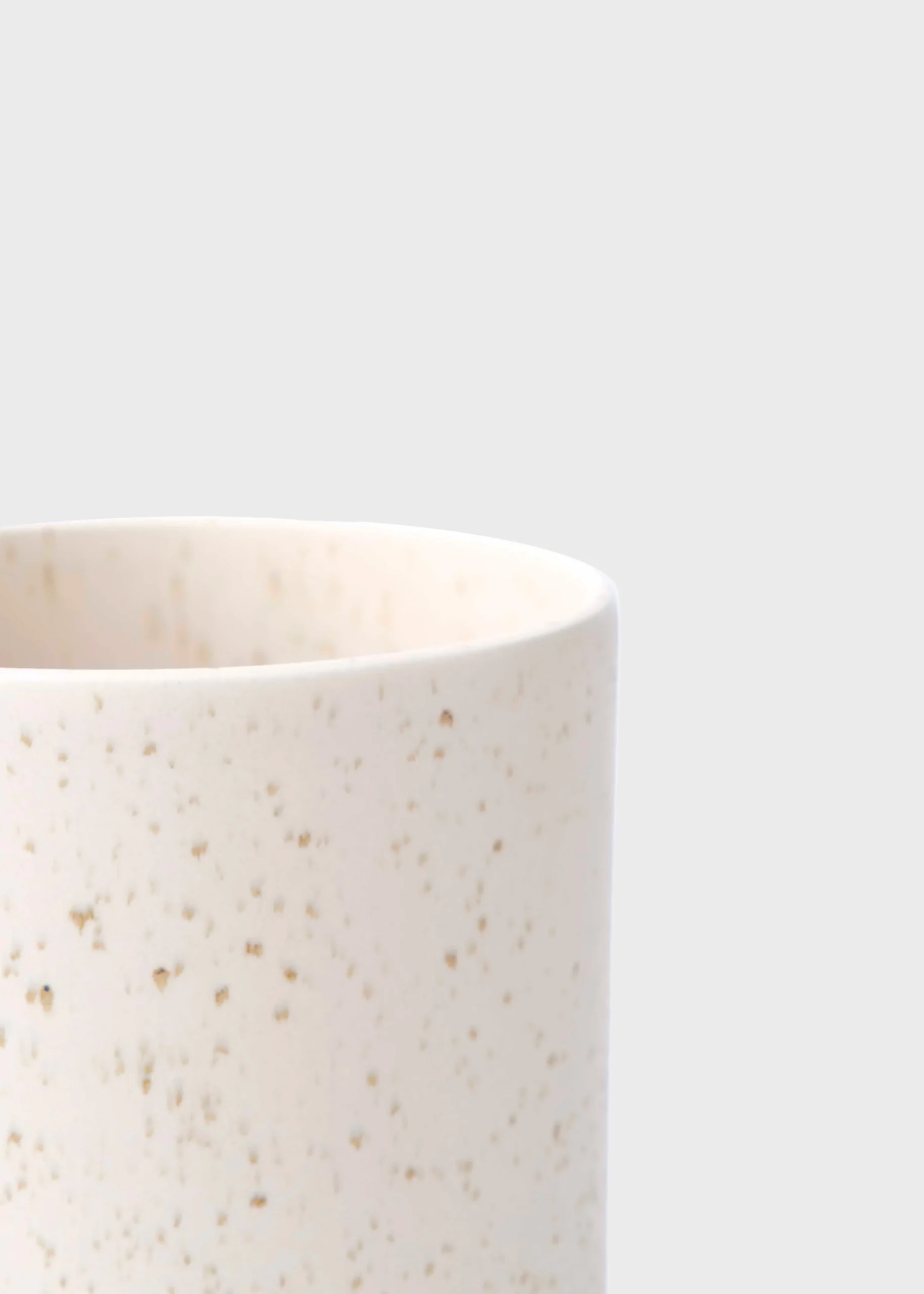 Klitmoller Collective Keramik-Medium flower vase - Sand Concrete