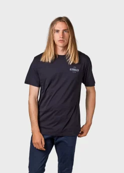 Klitmoller Collective T-shirts-Mens small logo tee - Black Anthracite