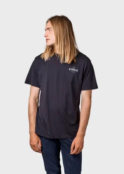 Klitmoller Collective T-shirts-Mens small logo tee - Black Anthracite