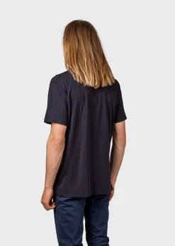Klitmoller Collective T-shirts-Mens small logo tee - Black Anthracite