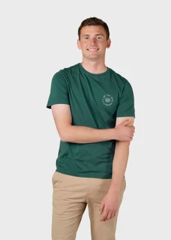 Klitmoller Collective T-shirts-Mico tee - Moss Green MossGreen