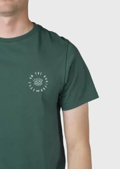 Klitmoller Collective T-shirts-Mico tee - Moss Green MossGreen