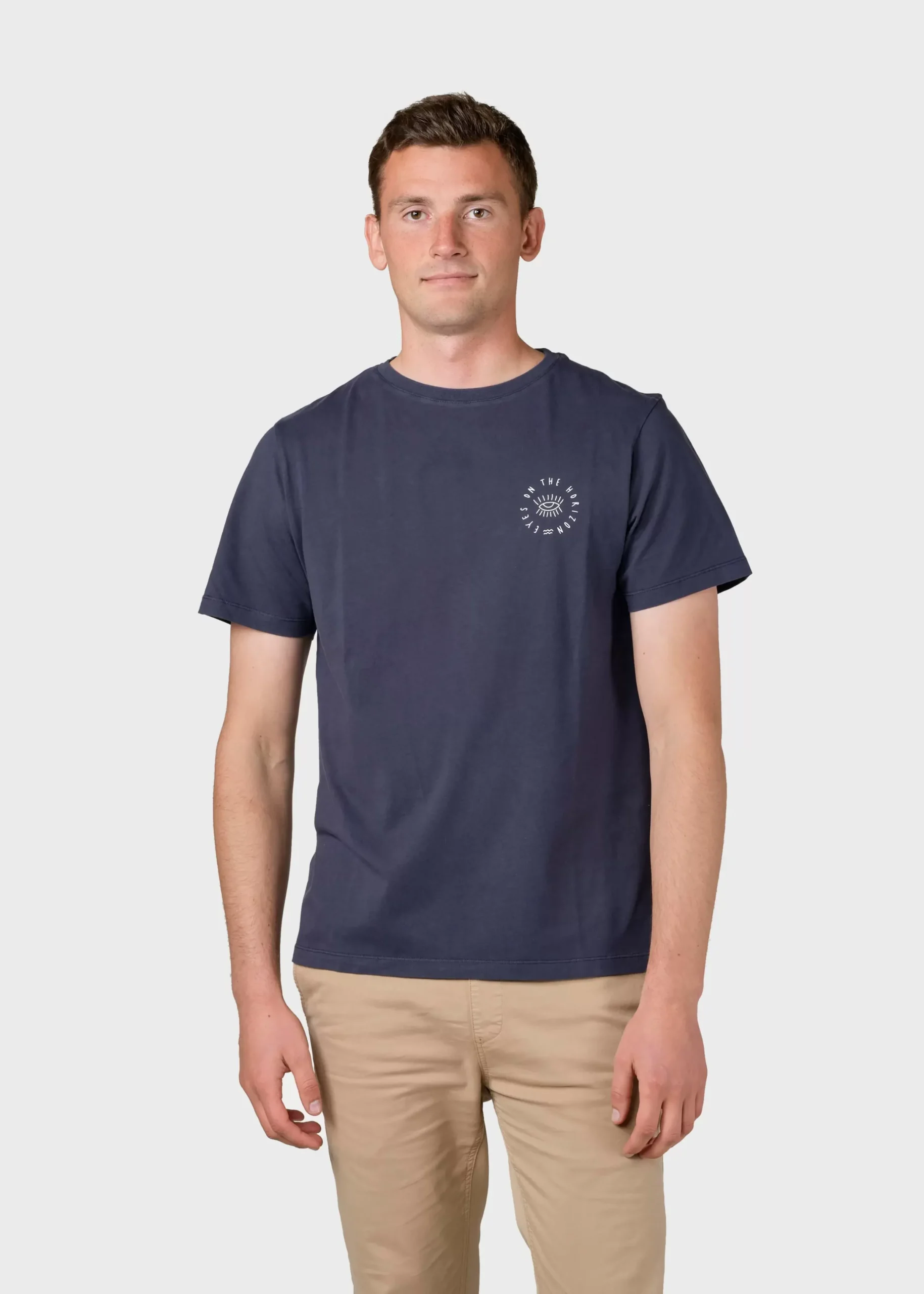 Klitmoller Collective T-shirts-Mico tee - Navy MossGreen