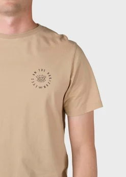 Klitmoller Collective T-shirts-Mico tee - Sand MossGreen
