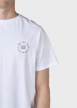 Klitmoller Collective T-shirts-Mico tee - White MossGreen