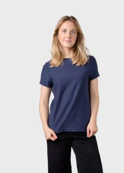 Klitmoller Collective T-shirts-My tee - Deep blue Navy