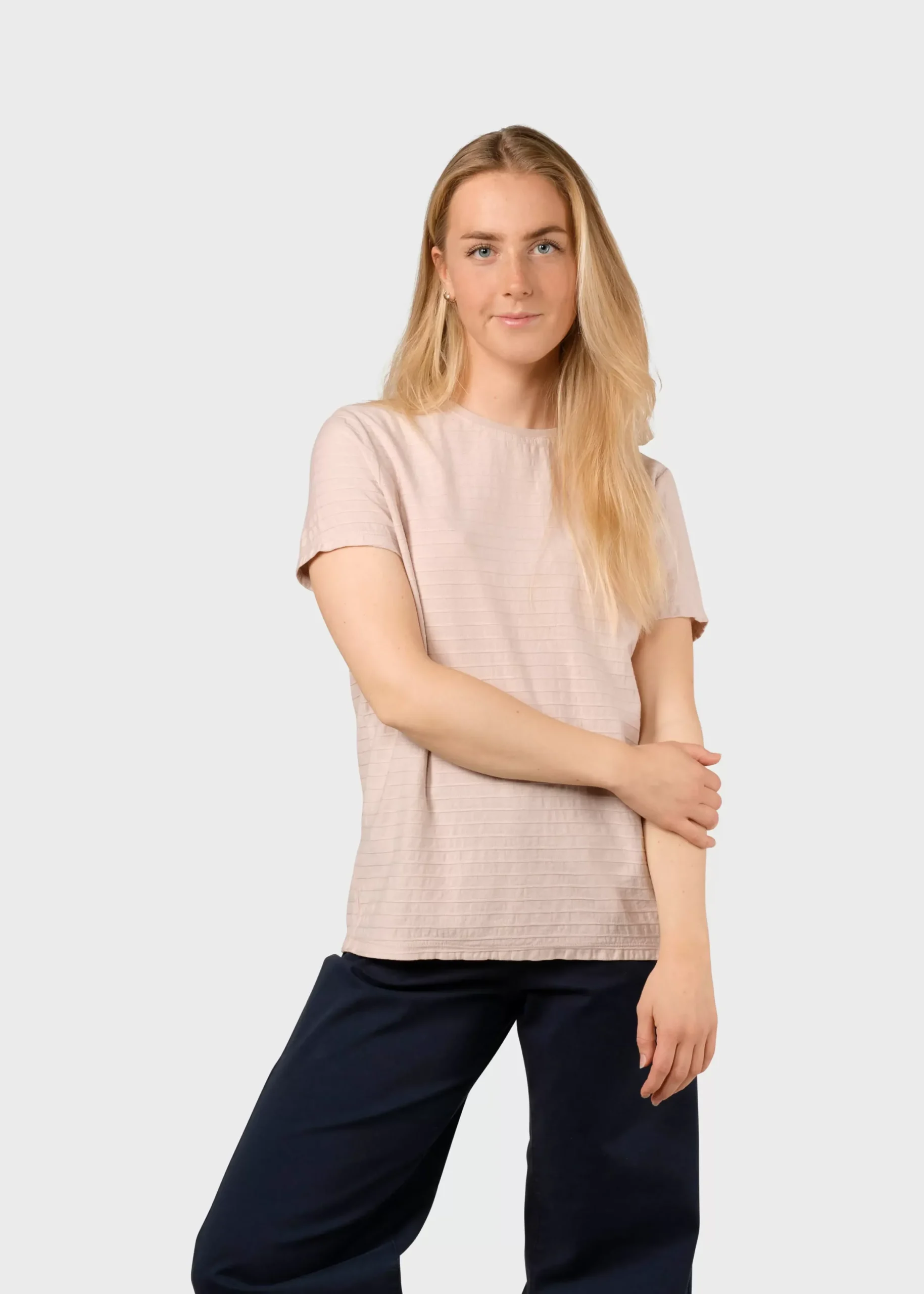 Klitmoller Collective T-shirts-My tee - Rose Navy