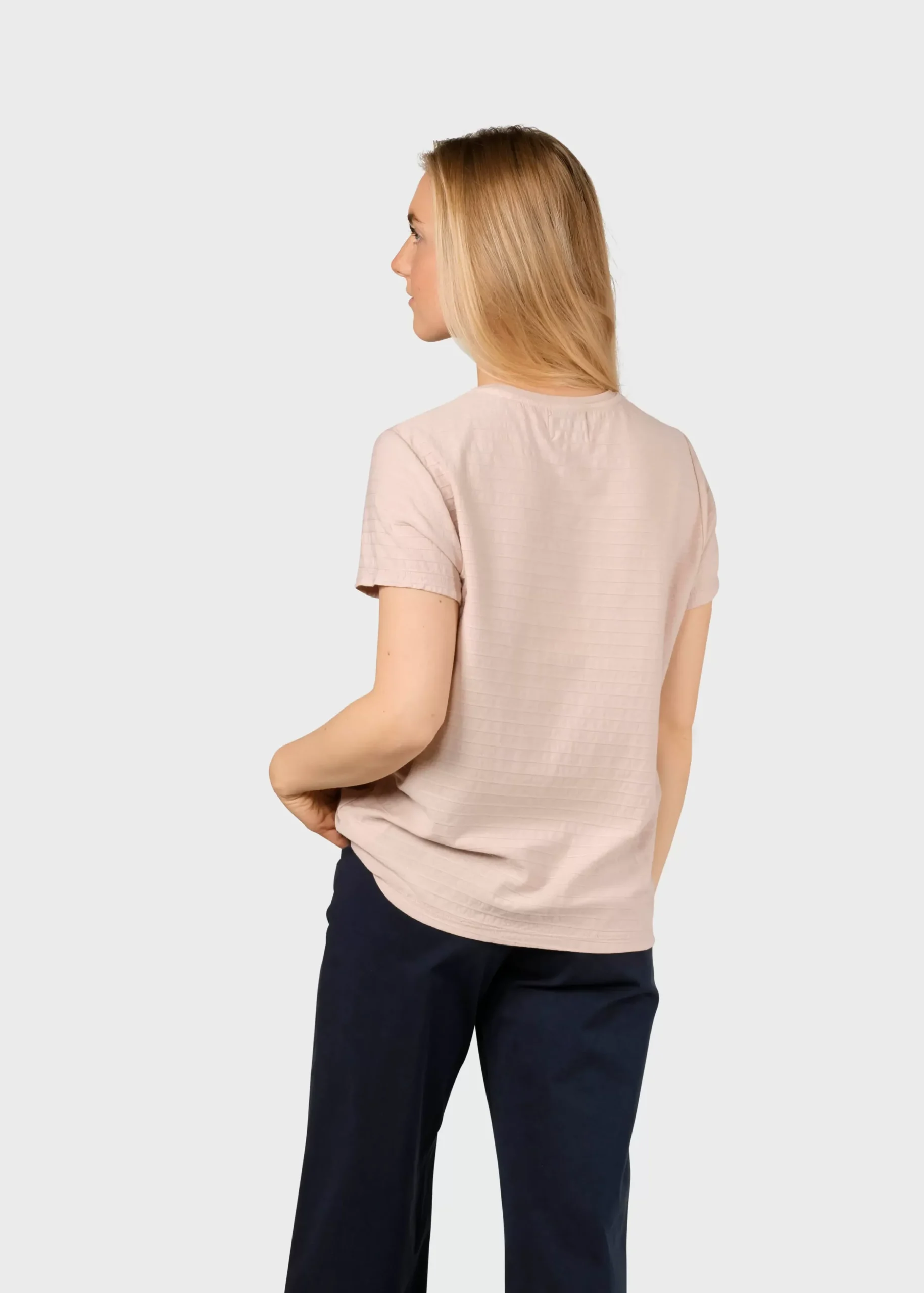 Klitmoller Collective T-shirts-My tee - Rose Navy
