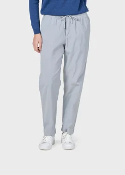 Klitmoller Collective Hosen-Nicoline corduroy pant - Pastel grey Black