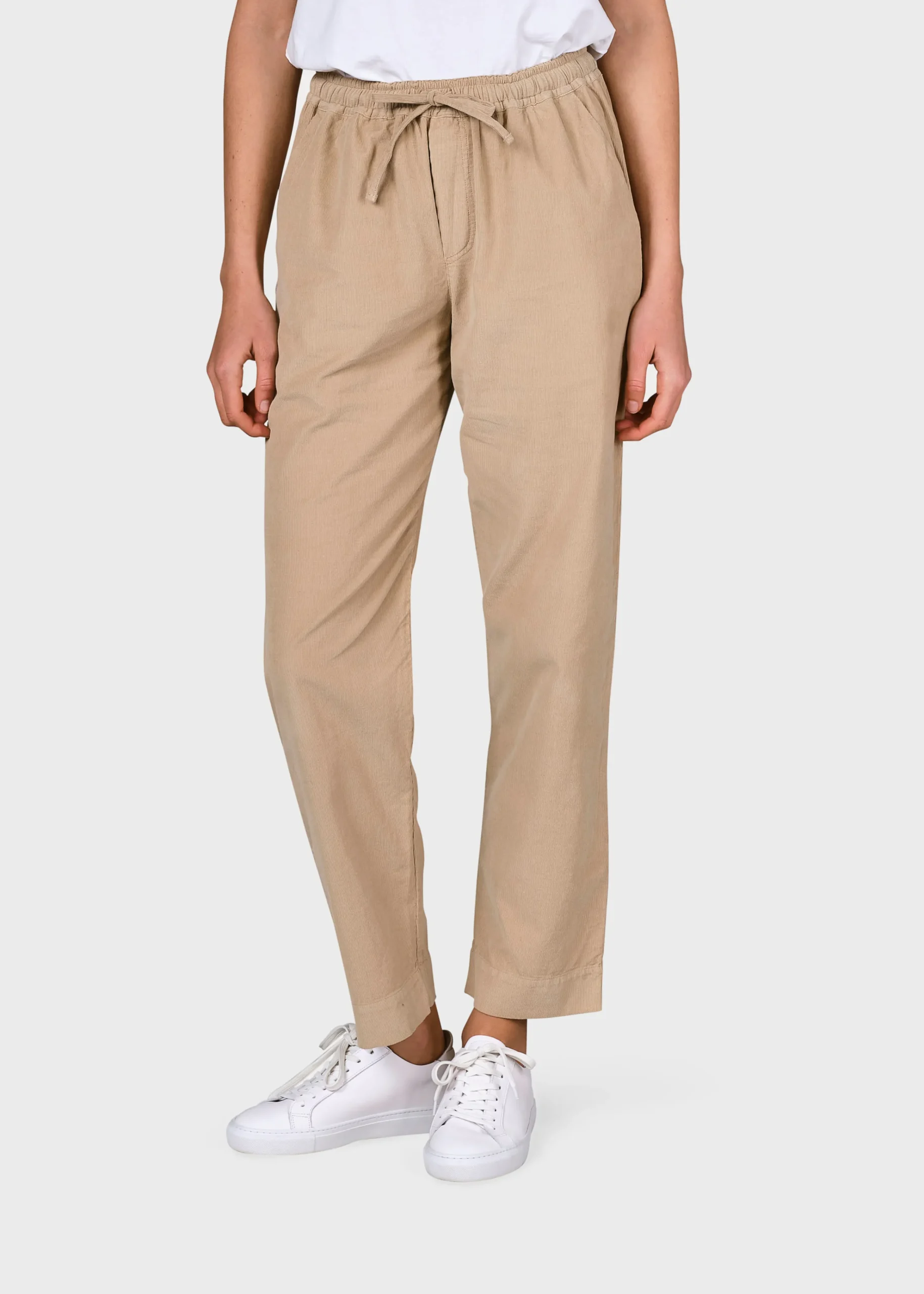 Klitmoller Collective Hosen-Nicoline corduroy pant - Sand