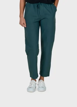Klitmoller Collective Hosen-Nicoline pant - Moss Green Black