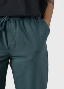 Klitmoller Collective Hosen-Nicoline pant - Moss Green Black