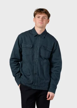 Klitmoller Collective Jacken-Niklas lumber overshirt - Moss Green Olive