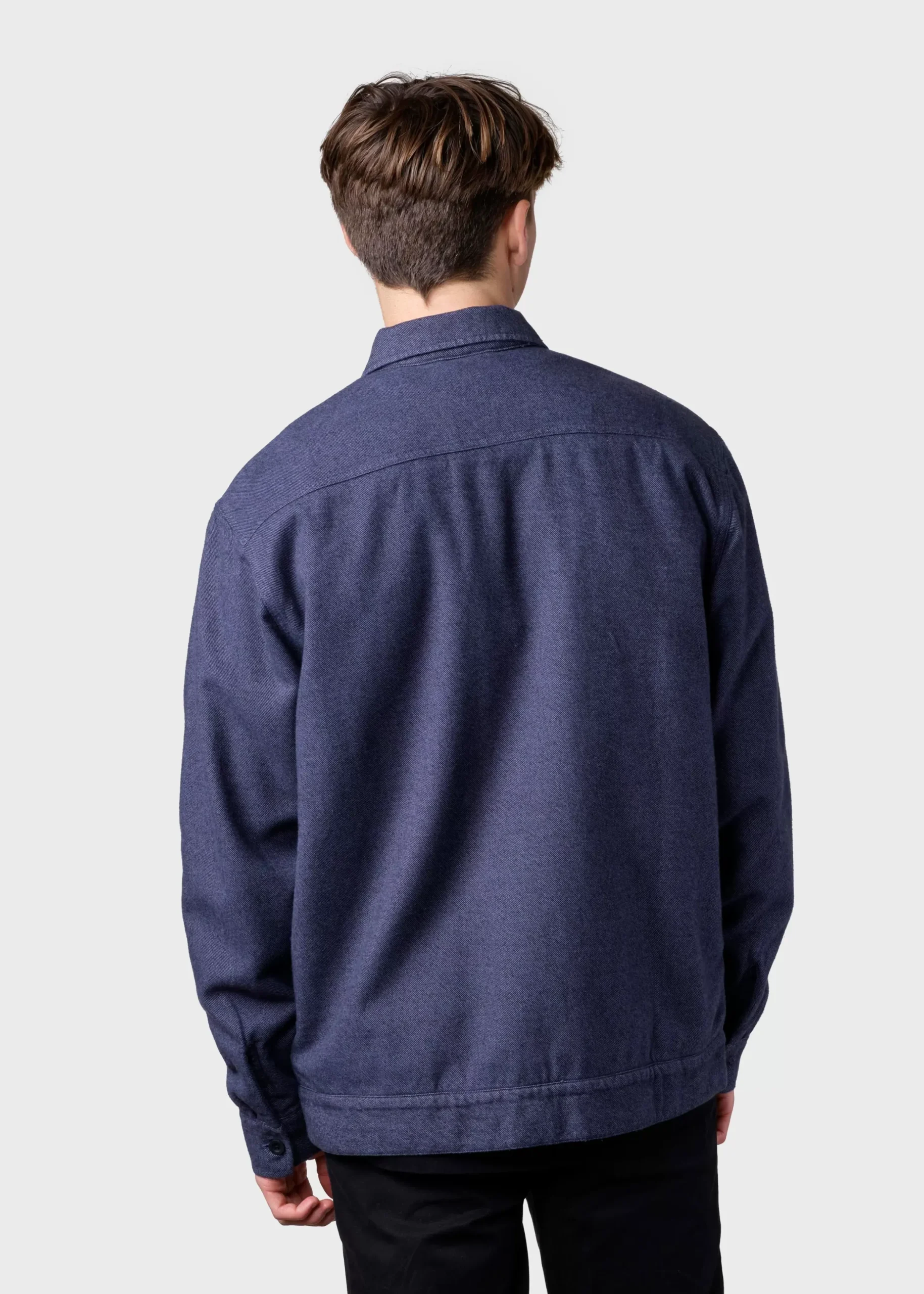 Klitmoller Collective Jacken-Niklas lumber overshirt - Navy Olive