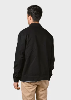 Klitmoller Collective Jacken-Niklas twill overshirt - Black Olive