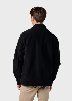 Klitmoller Collective Jacken-niklas-corduroy-overshirt - Black Navy/black