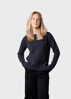 Klitmoller Collective Strick-Nina knit - Anthracite Navy