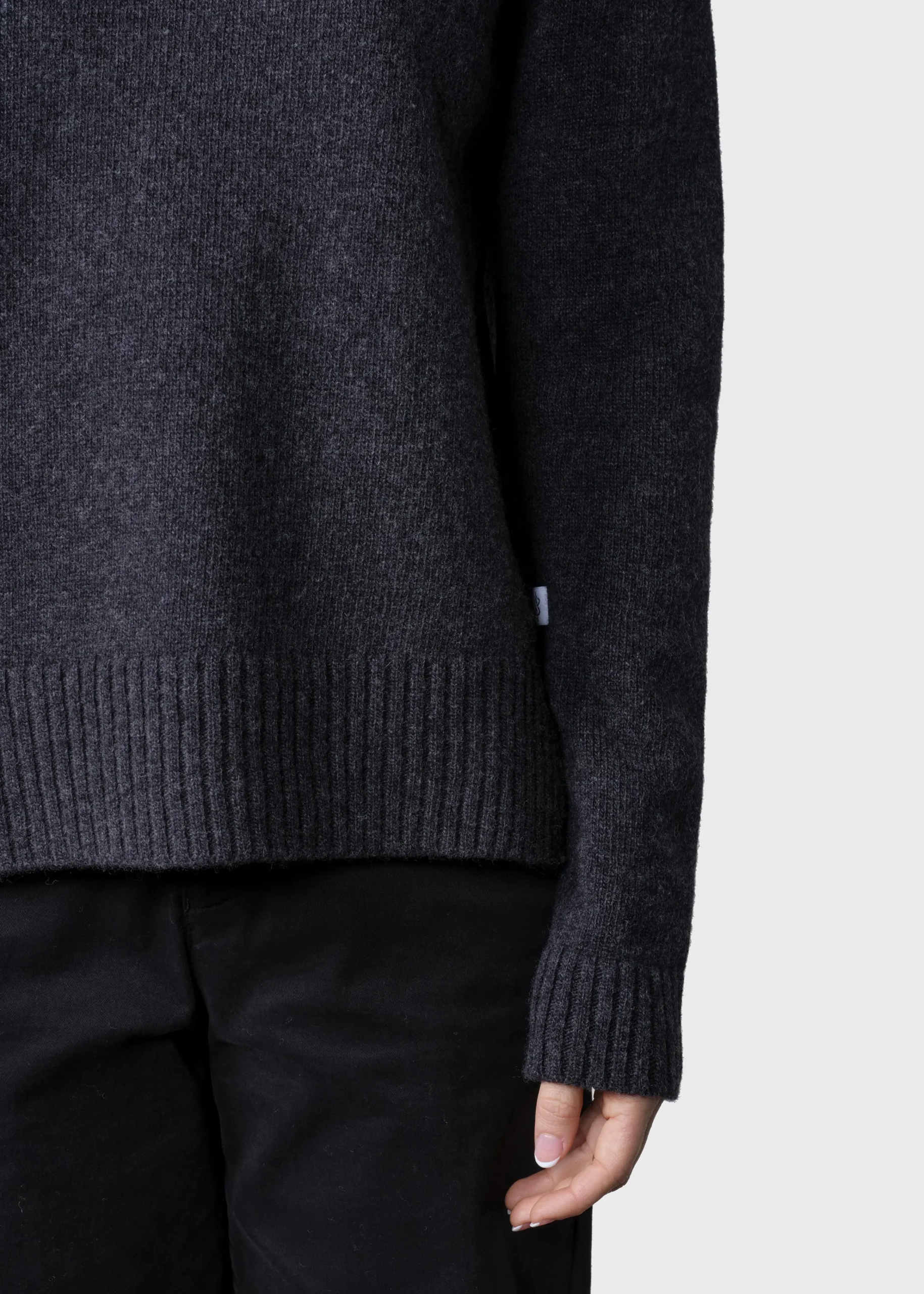 Klitmoller Collective Strick-Nina knit - Anthracite Navy