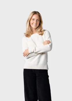 Klitmoller Collective Strick-Nina knit - Cream Navy