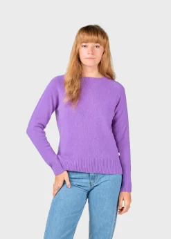 Klitmoller Collective Strick-Nina knit - Lilac Navy