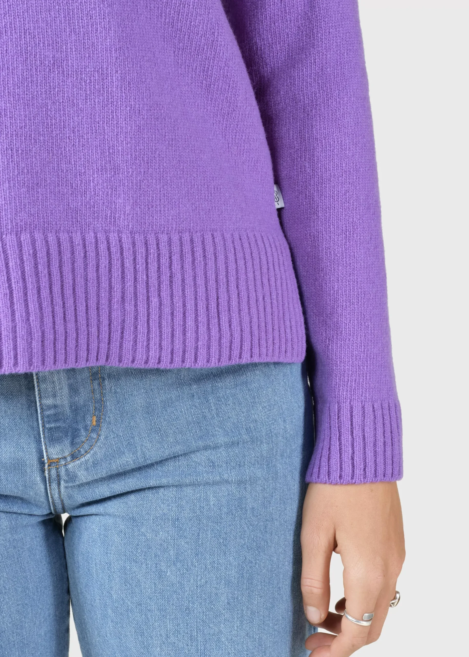 Klitmoller Collective Strick-Nina knit - Lilac Navy