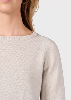 Klitmoller Collective Strick-Nina knit - Pastel grey Navy
