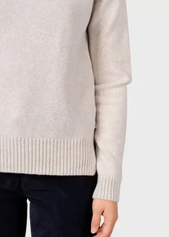 Klitmoller Collective Strick-Nina knit - Pastel grey Navy