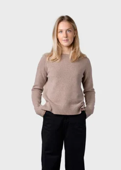 Klitmoller Collective Strick-Nina knit - Sand Navy