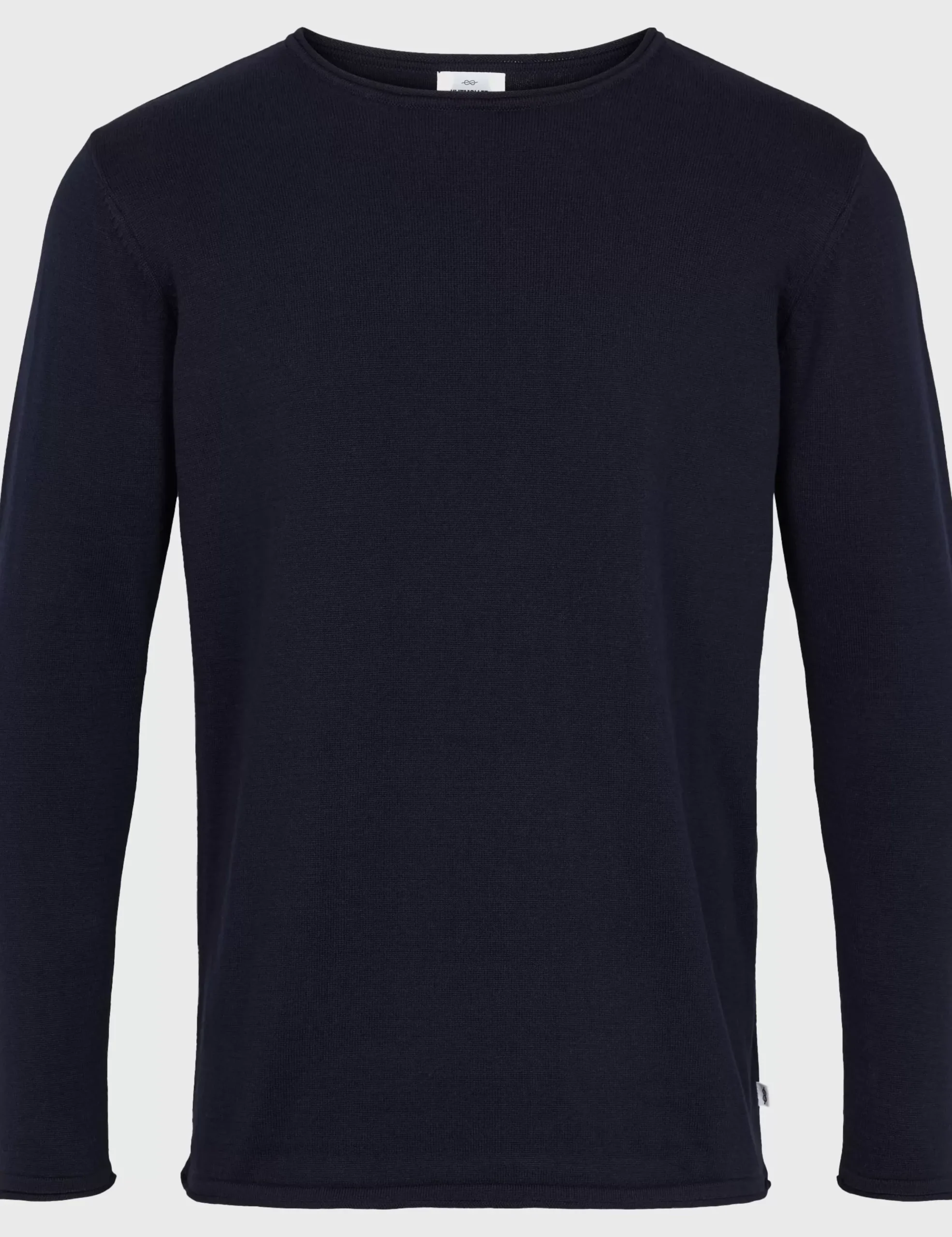 Klitmoller Collective Strick-Noah knit - Black Creammelange