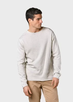 Klitmoller Collective Strick-Noah knit - Cream melange Creammelange